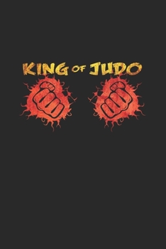 King of judo: 6x9 Judo - dotgrid - dot grid paper - notebook - notes
