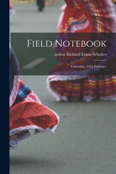 Paperback Field Notebook: Colombia, 1952 February Book