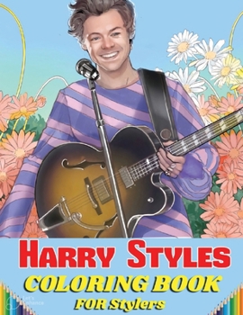 Paperback Harry Styles Coloring Book For Stylers Book