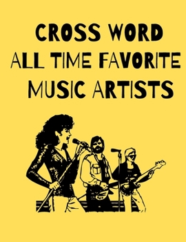 Paperback All Time Favorite Music Artists Crossword Book