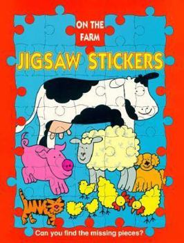 Paperback On the Farm/Jigsaw Stickers Book