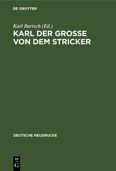 Hardcover Karl der Große von dem Stricker [German] Book