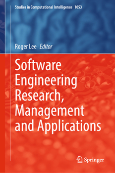 Hardcover Software Engineering Research, Management and Applications Book