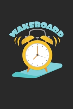 Paperback Wakeboard: 6x9 Wakeboarding - grid - squared paper - notebook - notes Book