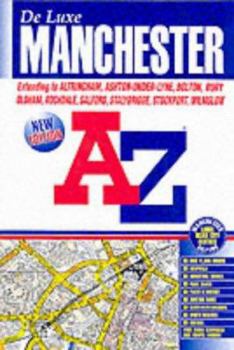 Paperback A-Z De-luxe Street Atlas Manchester Book
