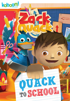 DVD Zack & Quack: Quack to School Book