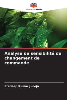 Paperback Analyse de sensibilité du changement de commande [French] Book