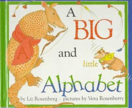 Hardcover A Big and Little Alphabet Book