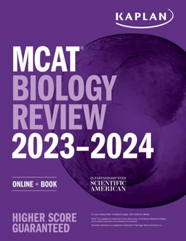 Paperback MCAT Biology Review 2023-2024: Online + Book