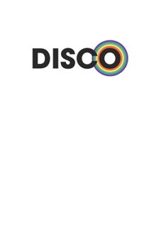 Disco Lover 120 Page Notebook Lined Journal for Rainbow Disco Love