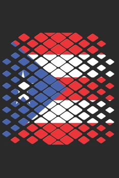 PUERTO RICO NOTEBOOK: Puerto Rico Notebook | college book | diary | journal | booklet | memo | composition book | 120 sheets - Dot Grid paper 6x9 inch