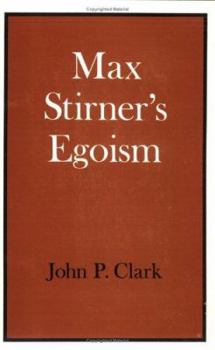 Paperback Max Stirner's Egoism Book