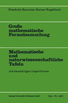 Paperback Große Mathematische Formelsammlung: Mathematische Und Naturwissenschaftliche Tafeln [German] Book