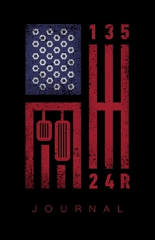Manual Gearbox Gear Head USA Flag Journal