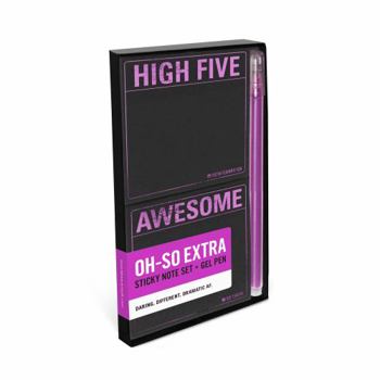 Mass Market Paperback Knock Knock High Five / Awesome Sticky Note Set + Gel Pen Book