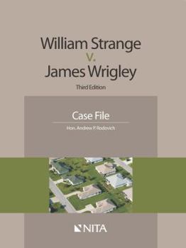 Paperback William Strange v. James Wrigley: Case File Book