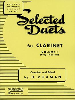 Paperback Selected Duets for Clarinet: Volume 1 - Easy to Medium Book