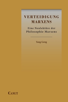 Paperback Verteidigung Marxens: Eine Neulektüre der Philosophie Marxens [German] Book