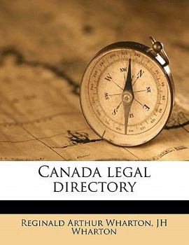 Paperback Canada Legal Director, Volume 1917 Book