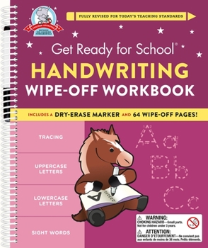 Spiral-bound Get Ready for School: Handwriting Wipe-Off Workbook Book