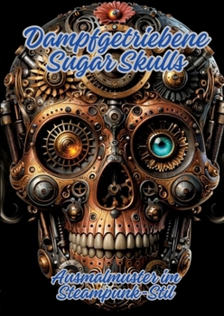 Paperback Dampfgetriebene Sugar Skulls: Ausmalmuster im Steampunk-Stil [German] Book