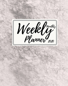 Weekly & Monthly Planner 2020: Jan 1, 2020 to Dec 31, 2020: Weekly & Monthly Planner + Calendar Views | Inspirational Quotes and Dividers Fancy Texture Cover (Fancy Planners 2020)