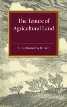 Paperback The Tenure of Agricultural Land Book