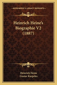 Paperback Heinrich Heine's Biographie V2 (1887) [German] Book