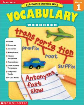 Paperback Scholastic Success With Vocabulary Workbook Grade 1 Book