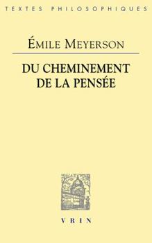 Paperback Emile Meyerson: Du Cheminement de la Pensee [French] Book