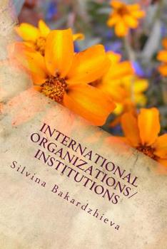 Paperback International Organizations/Institutions Book