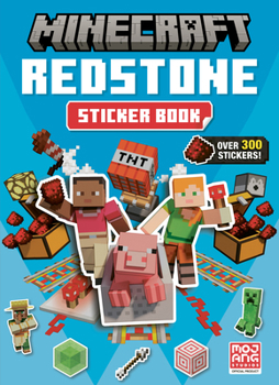 Paperback The Redstone Sticker Book (Minecraft) Book