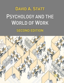 Paperback Psychology and the World of Work Book