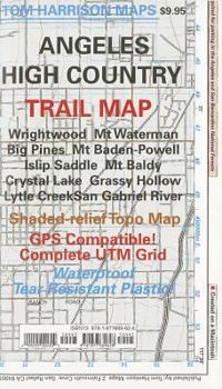 Map Angeles High Country Trail Map Book