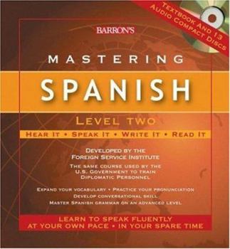 Audio CD Mastering Spanish: Level Two [With Textbook] Book