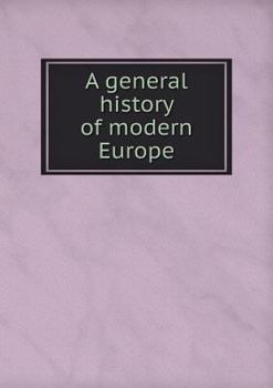 Paperback A general history of modern Europe Book