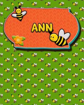 Paperback Handwriting Practice 120 Page Honey Bee Book Ann: Primary Grades Handwriting Book K-2 Book