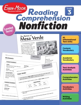 Paperback Reading Comprehension: Nonfiction, Grade 3 Teacher Resource Book