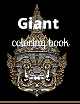 Paperback Giant coloring book: A coloring book for adults and kids giant image design paperback Book