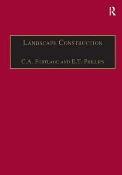 Hardcover Landscape Construction: Volume 2: Roads, Paving and Drainage Book