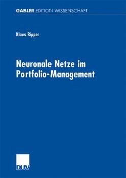 Paperback Neuronale Netze Im Portfolio-Management [German] Book