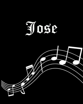 Jose: Sheet Music Note Manuscript Notebook Paper | Personalized Custom First Name Cover | Musician Composer Instrument Composition Book | 12 Staves a ... | Create, Compose & Write Creative Songs