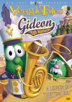 DVD Veggie Tales: Gideon Tuba Warrior Book
