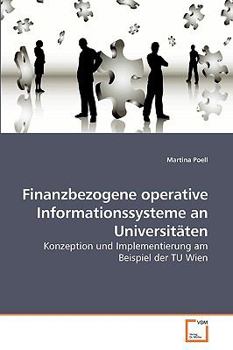 Paperback Finanzbezogene operative Informationssysteme an Universitäten [German] Book