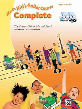 Paperback Alfred's Kid's Guitar Course Complete: The Easiest Guitar Method Ever!, Book, 2 Enhanced CDs & DVD Book