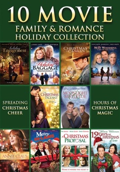 DVD 10 Movie Family & Romance Holiday Collection Book