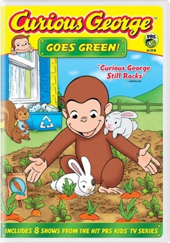 DVD Curious George: Goes Green! Book