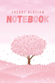 Paperback Cherry blossom Notebook: Cherry Blossom gifts for women - Lined notebook/journal/logbook Book