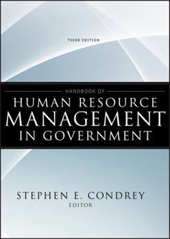 Hardcover Handbook of Human Resource Management in Government Book