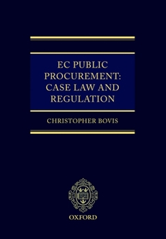 Hardcover EC Public Procurement: Case Law Regul C Book